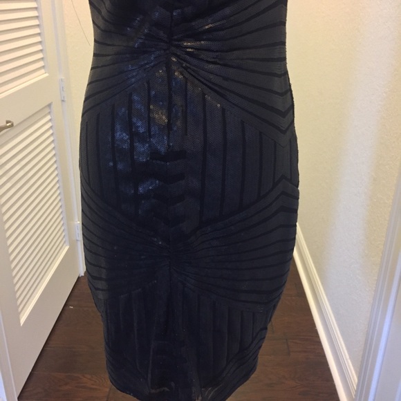 ⚡️NWT-Olivia Matthews- Sz-8-Blk Sequin Dress⚡️ - Picture 8 of 8